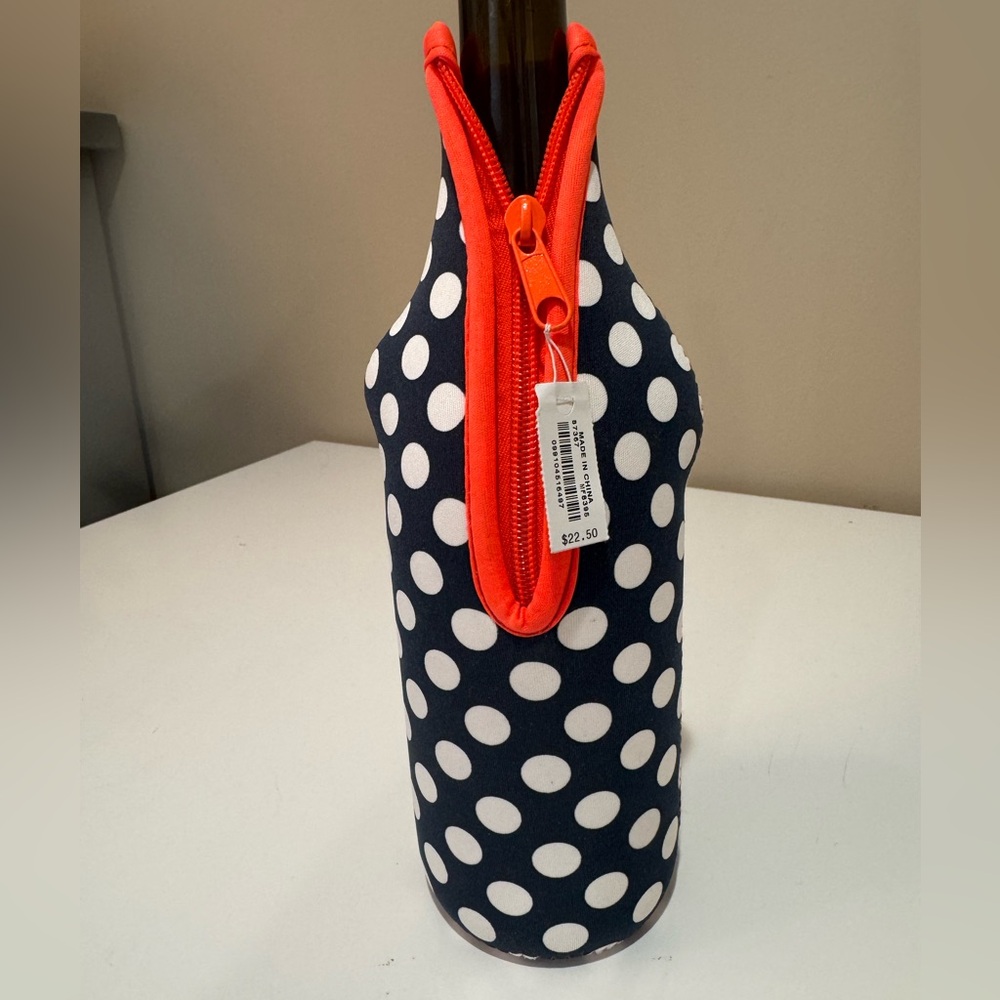 5 for $30 NWT! J. CREW Polka Dot Wine Bottle Jacket